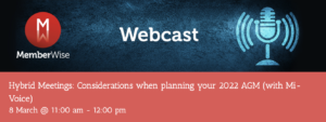 MemberWise webcast heading